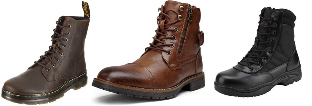 Leather Boots Mens combined image
