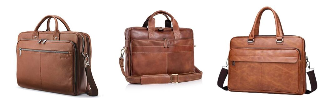 Leather Briefcase For Men combined image