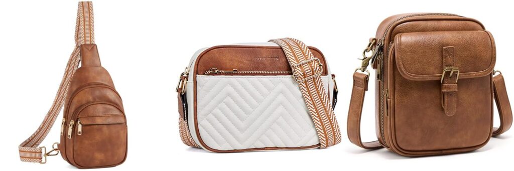 Leather Crossbody Bag combined image