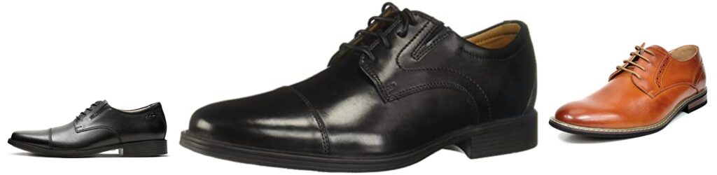 Leather Dress Shoes For Men combined image