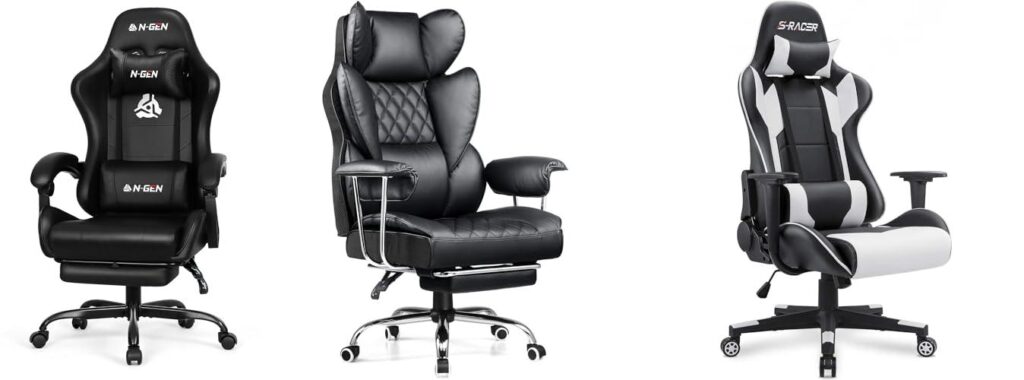 Leather Gaming Chair combined image