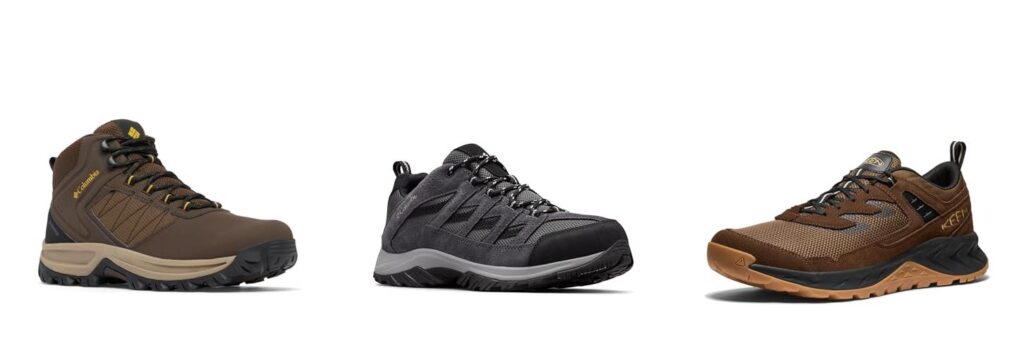 Leather Hiking Shoes combined image