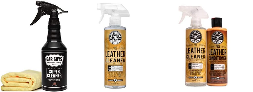 Leather Interior Cleaner combined image