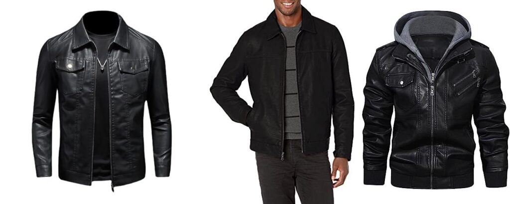 Leather Jackets For Men combined image