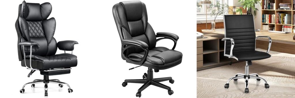 Leather Office Chair combined image