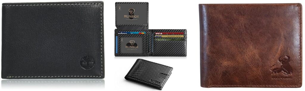 Leather Rfid Wallet combined image