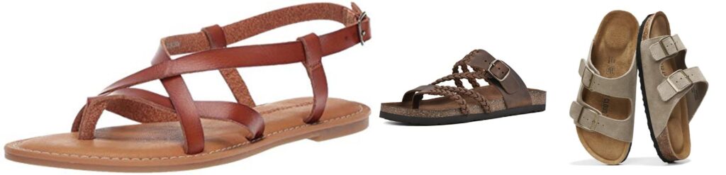 Leather Sandals For Women combined image