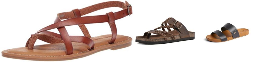 Leather Sandals Women combined image