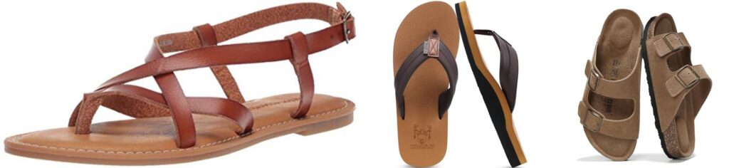 Leather Sandals combined image