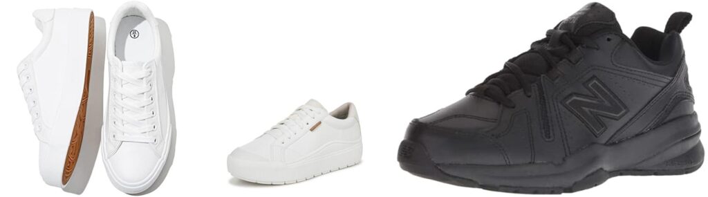 Leather Shoes For Women combined image