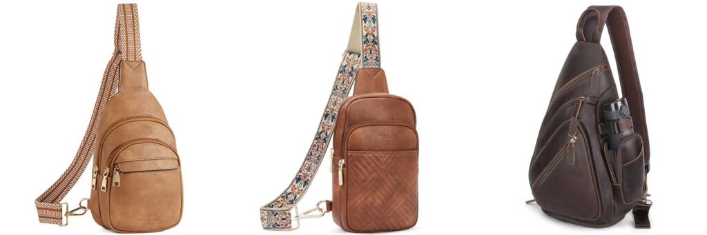 Leather Sling Bag combined image