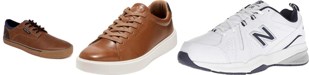 Leather Sneakers Mens combined image