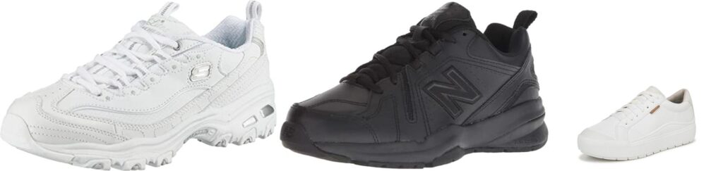 Leather Tennis Shoes combined image