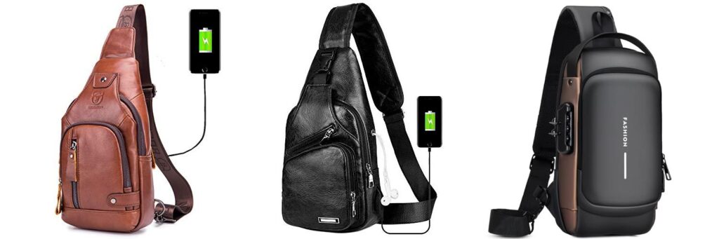 MenS Leather Crossbody Bags combined image