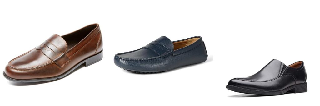 MenS Leather Loafers combined image
