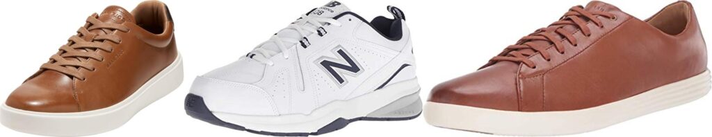 MenS Leather Sneakers combined image 1