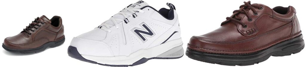 MenS Leather Walking Shoes combined image 1
