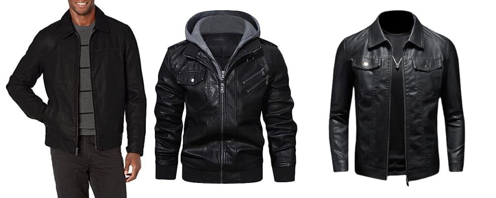 Men Leather Jackets combined image