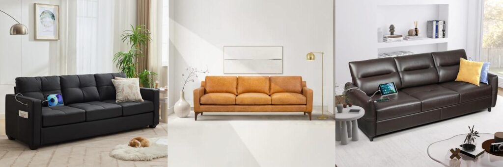 Quality Leather Couches combined image