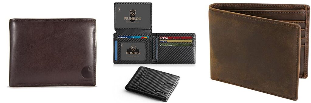 Rated MenS Leather Wallets combined image