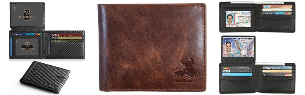 Rfid Leather Wallet combined image