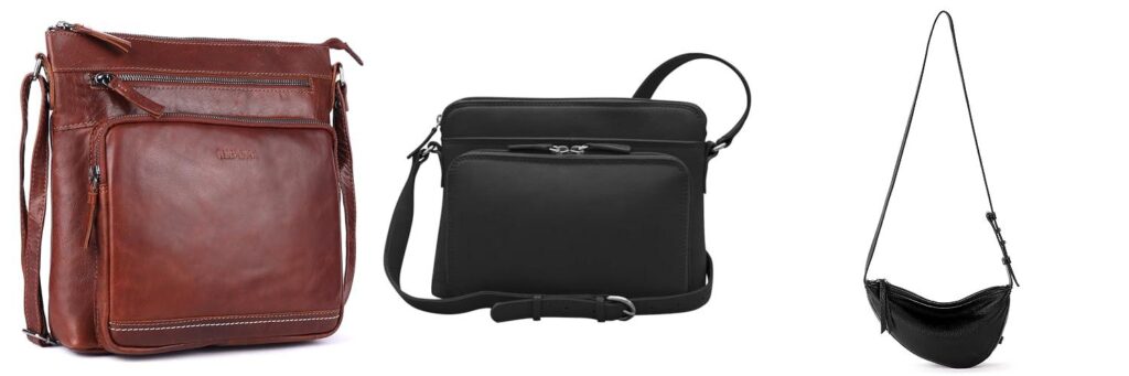 Soft Leather Crossbody Bag combined image
