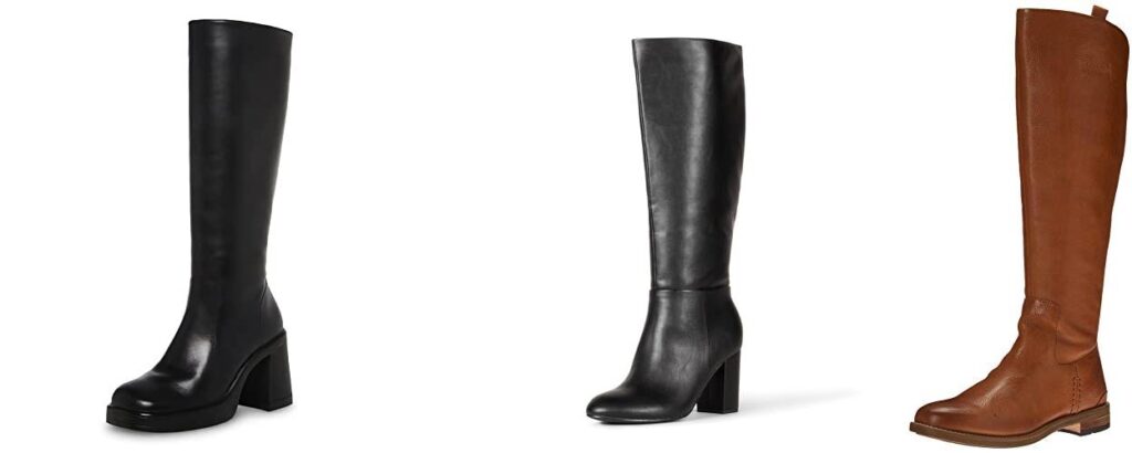 Tall Leather Boots For Women combined image