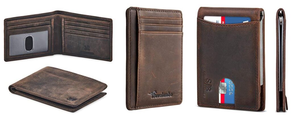 Thin Leather Wallet combined image