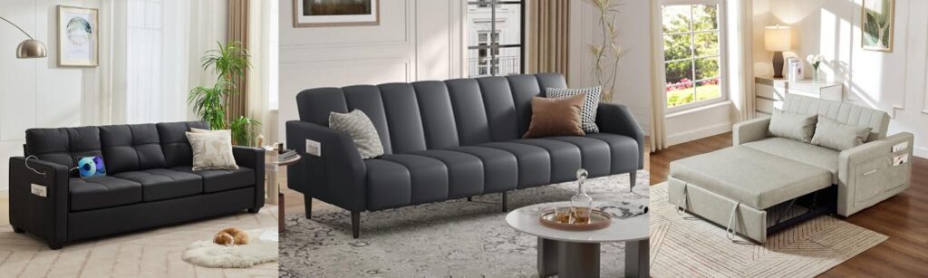 Value Leather Sofas combined image