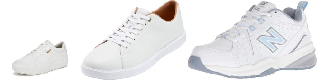 WomenS Leather Sneakers combined image