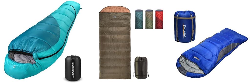 15 Degree Sleeping Bag combined image