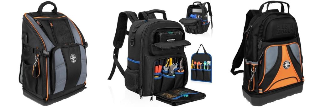 Backpack Tool Bag For Electricians combined image