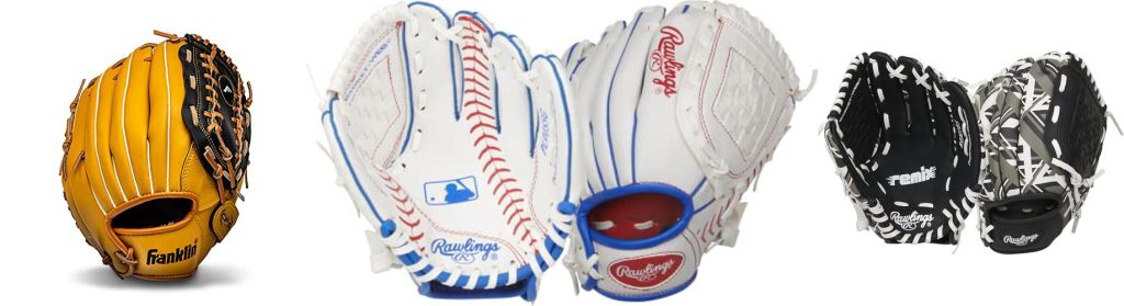 Cheap Gloves Baseball combined image