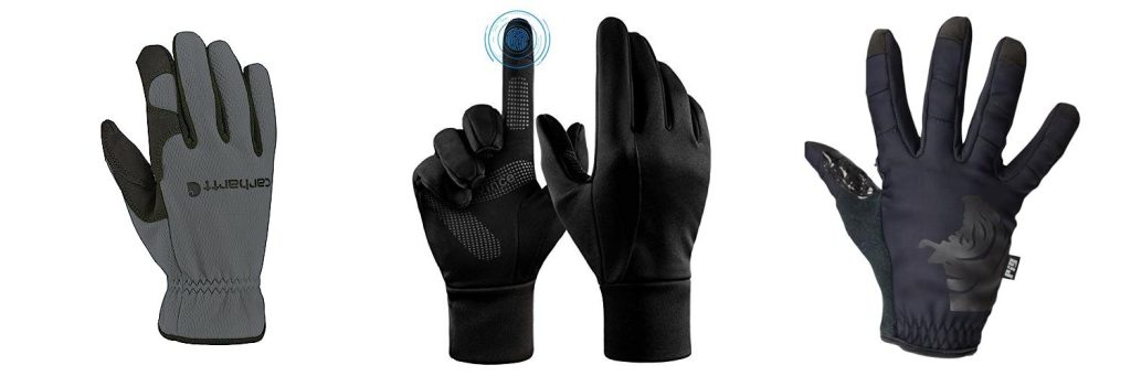 Cold Weather Gloves For Dexterity combined image