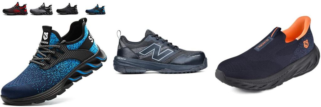 Composite Toe Shoes For Plantar Fasciitis combined image