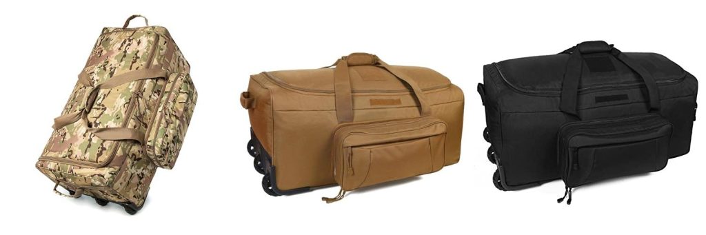 Deployment Bag With Wheels combined image