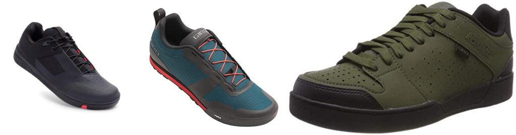 Flat Pedal Mtb Shoes combined image