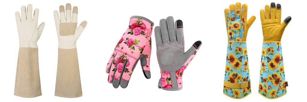 Garden Gloves For Roses combined image