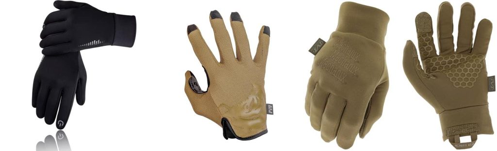 Gloves For Winter Shooting combined image