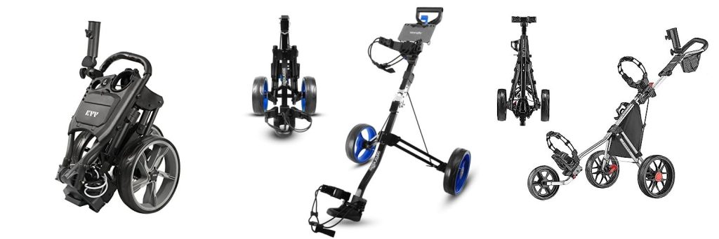 Golf Bag For A Push Cart combined image