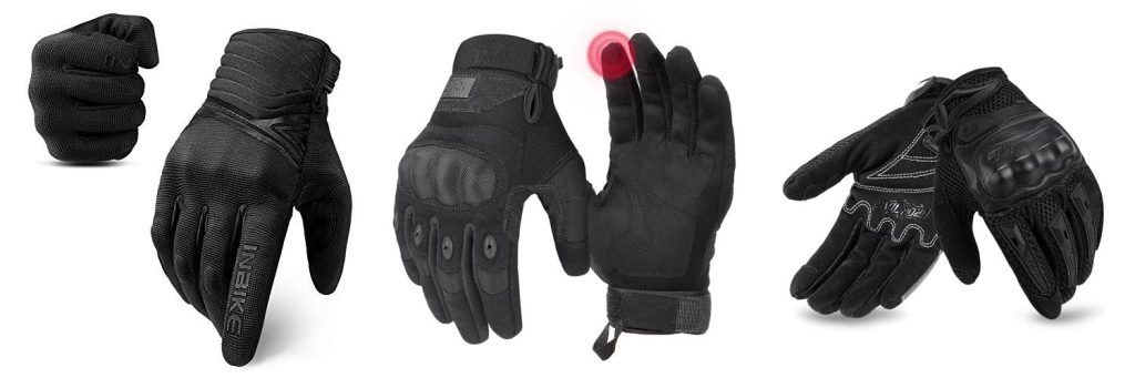 Hot Weather Motorcycle Gloves combined image