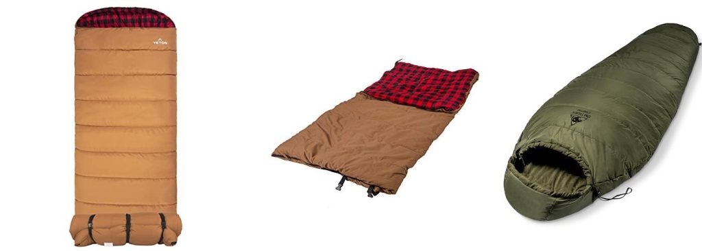 Hunting Sleeping Bag combined image