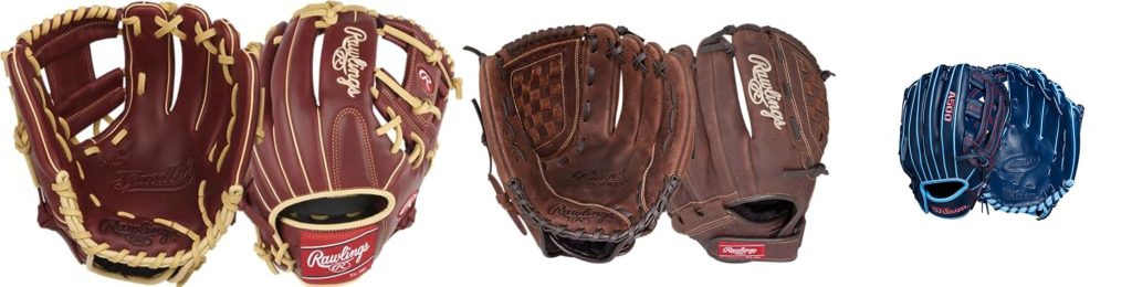 Infield Baseball Gloves combined image