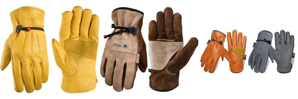 Leather For Work Gloves combined image