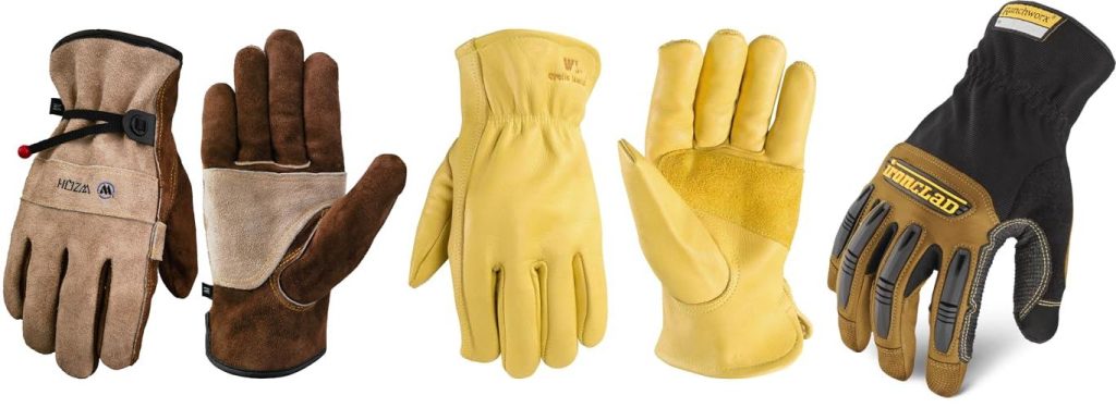 Leather Ranch Gloves combined image