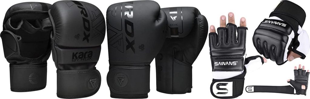 Mma Gloves For Heavy Bag combined image
