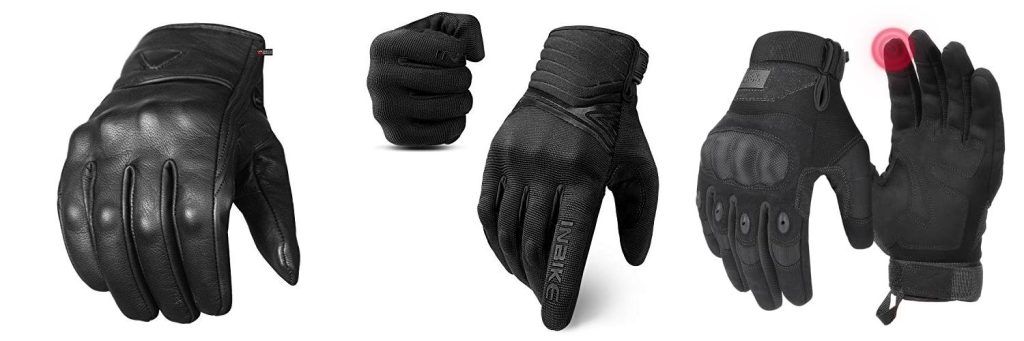 Motorcycle Gloves For Cruisers combined image