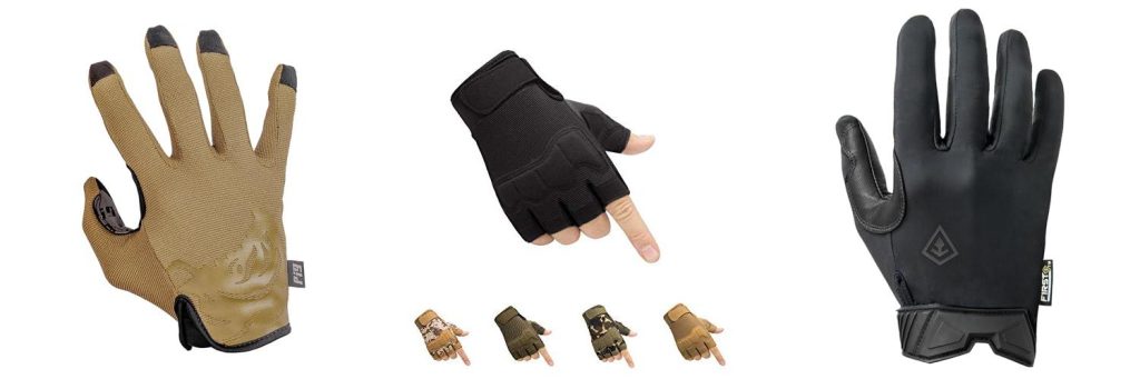 Pistol Shooting Gloves combined image