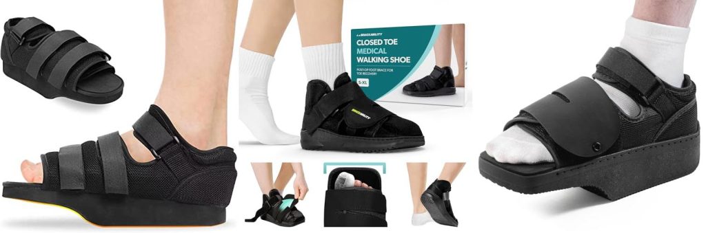 Shoes For Healing Broken Foot combined image