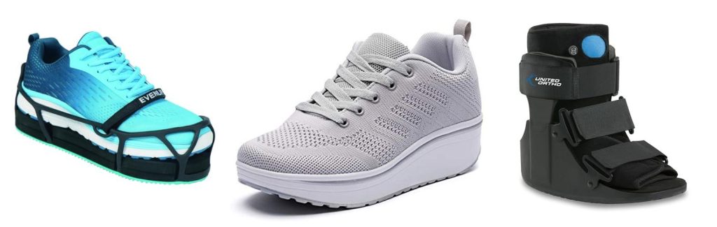 Shoes To Wear With A Walking Boot combined image